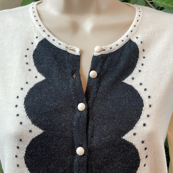 J CREW CASHMERE & COTTON BUTTON FRONT CARDIGAN - Picture 2 of 8